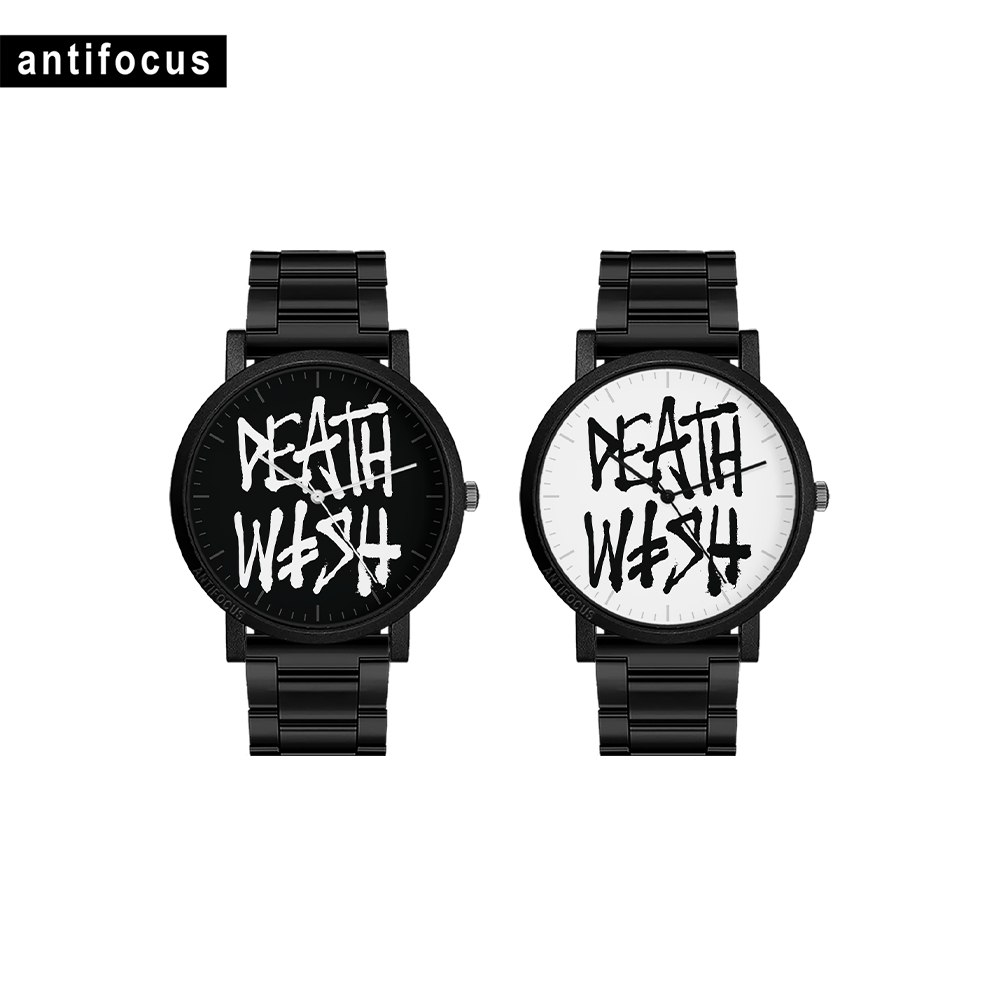 Jam Tangan Pria Death Wish Skateboard Analog Custom Brand Distro Skate Couple Wanita Anak Original