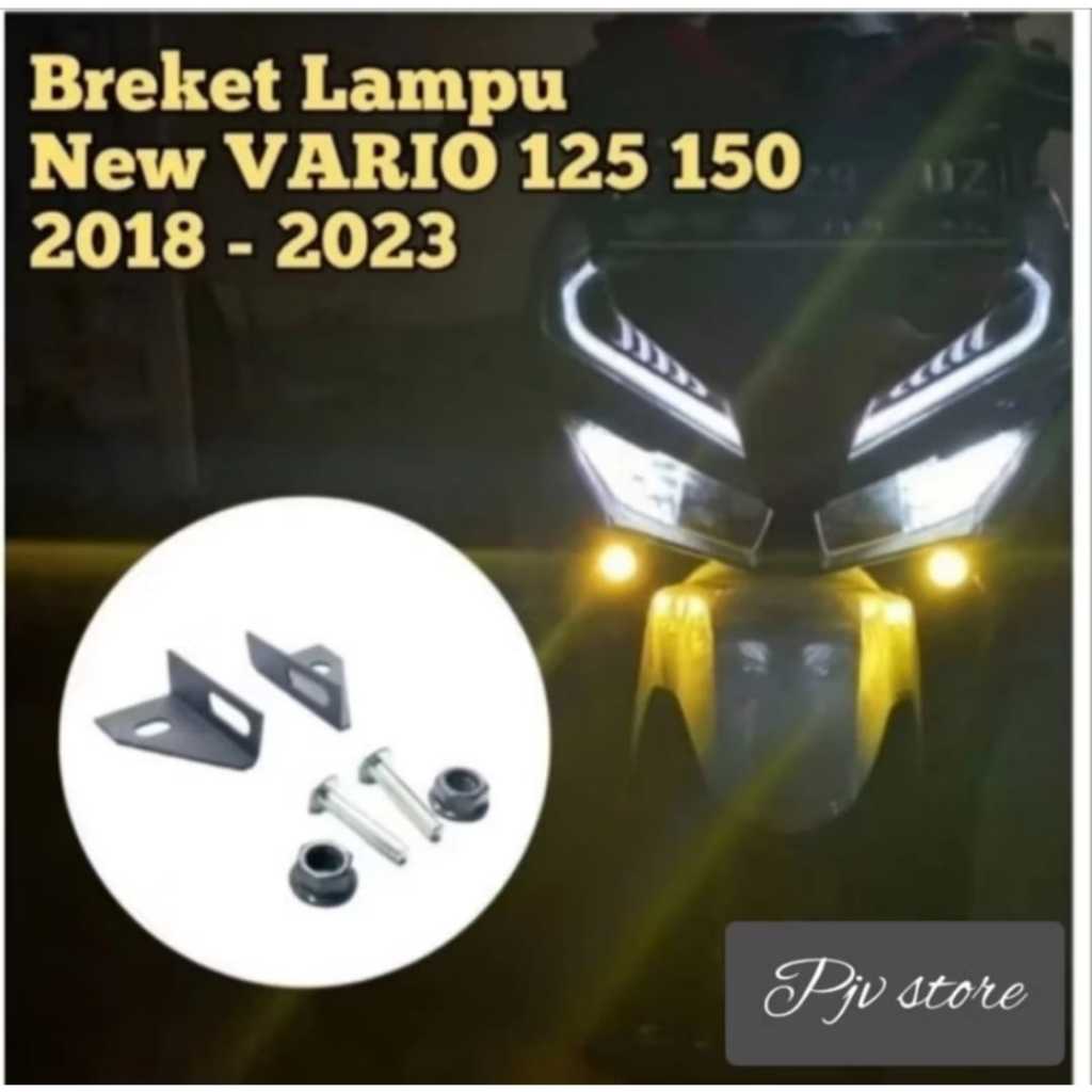 Breket Dudukan Lampu Tembak New VARIO 125 150 NEW VARIO 150 VARIO 125 150 LED-ast.variasi