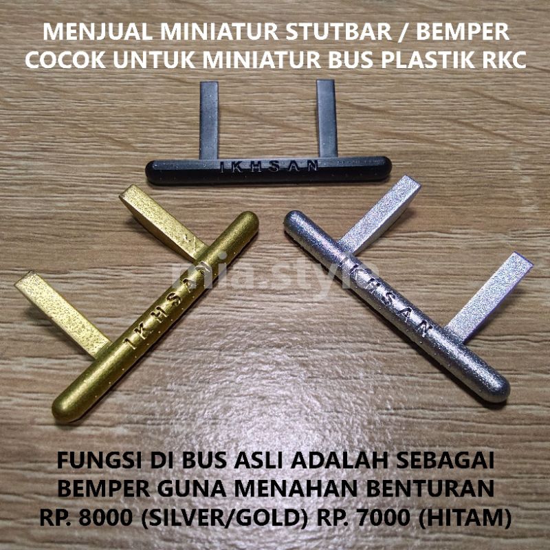 menjual miniatur stutbar bus cocok untuk miniatur bus basuri telolet rkc ( bemper untuk menahan bent