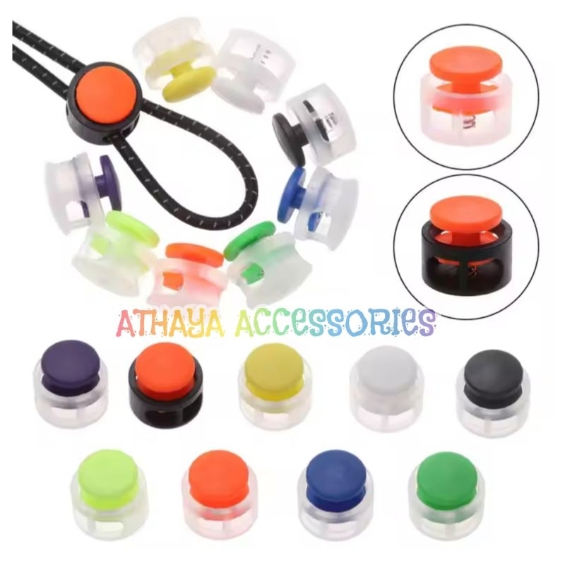 Stopper Tali Masker Warna Warni Stopper Klakson Size 14mm