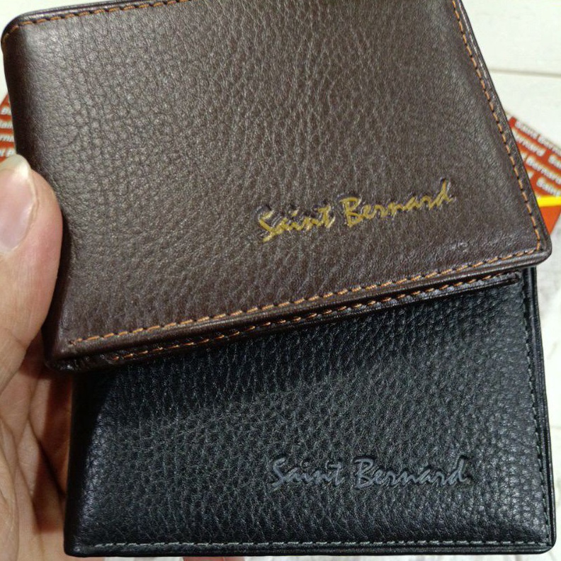 KODE G25S Dompet Kulit Lipat Pria Mini Saint Bernard SB 1186  Dompet Kulit Mini Pas Uang Pria Wanita