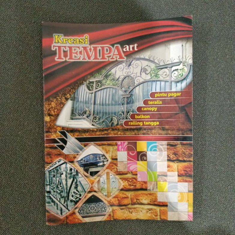 KODE E57N Buku Katalog Album Pagar Tralis Besi Tempa Buku besar Kreasi