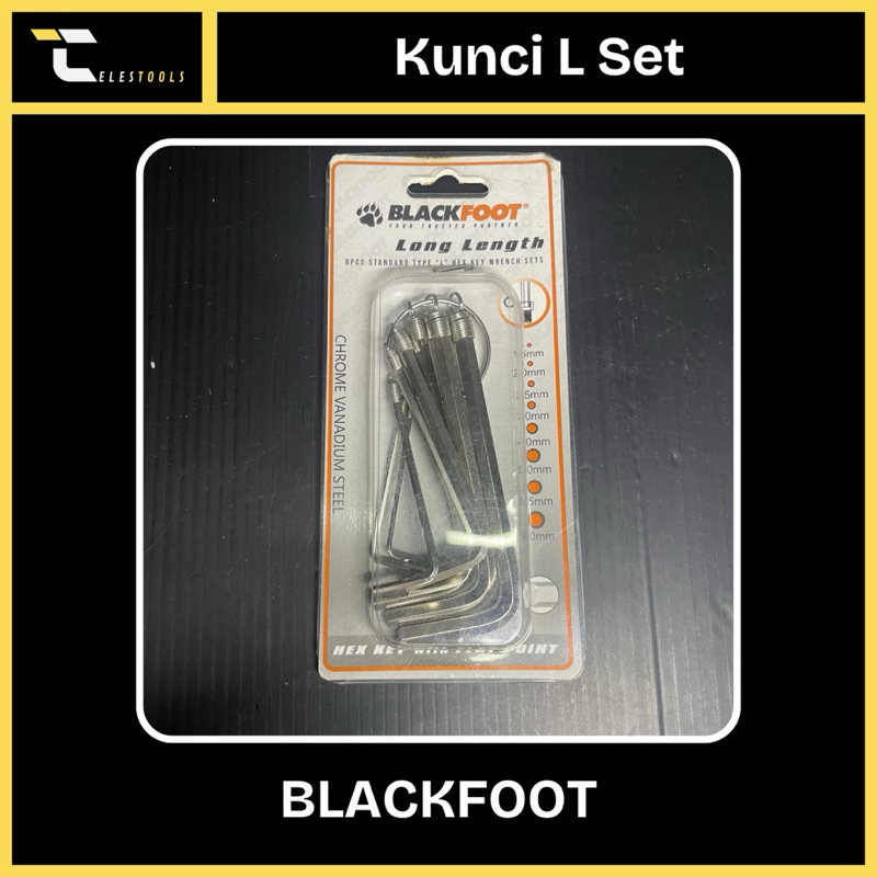 Kunci L Set BLACKFOOT 8 Pcs