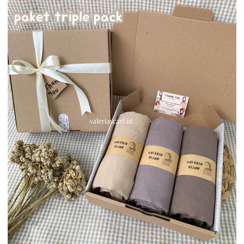 

Paket Triple Pack Hijab Bella Square | Gift Box Kado Murah Ulang Tahun Hari Guru Wisuda Sempro Lebaran
