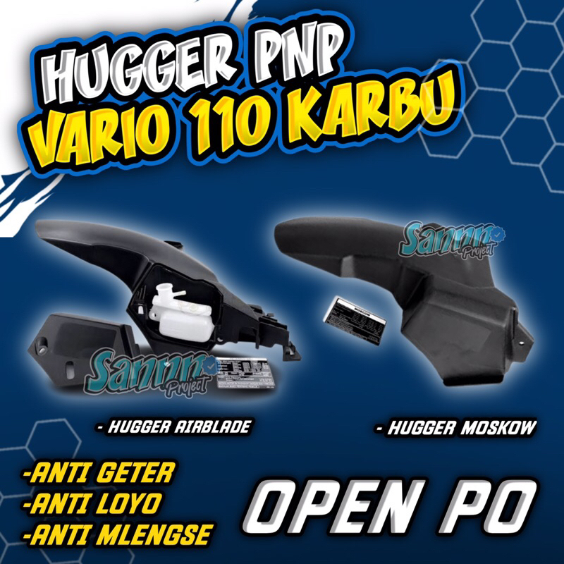 OPEN PO HUGGER PNP VARIO 110 KARBU/TECHNO/CW