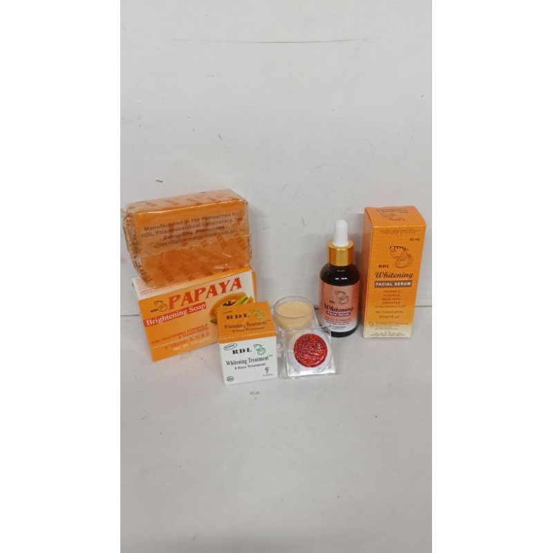 Paket krim Papaya RDL Super Original (Krim, serum,sabun batang)