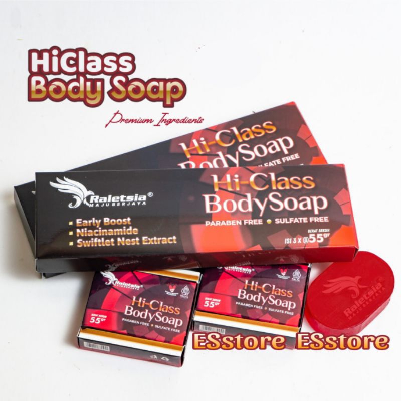 HI CLASS Soap Raletsia 1 BOX | Sabun Hi Class | SABUN RALETSIA | sabun sultan