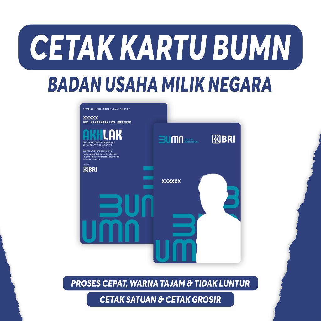 

Cetak Kartu BUMN (Badan Usaha Milik Negara)