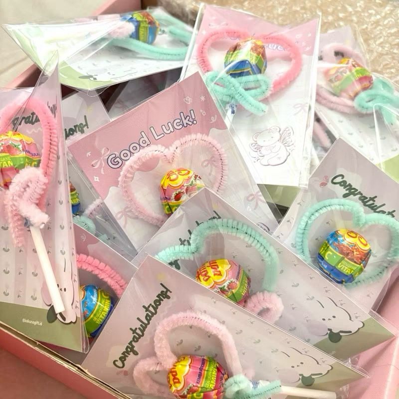 

Mini Gift Permen Lolipop Snack Wisuda Freebies Kado Hampers Lebaran | Kakuna Gift Stuff