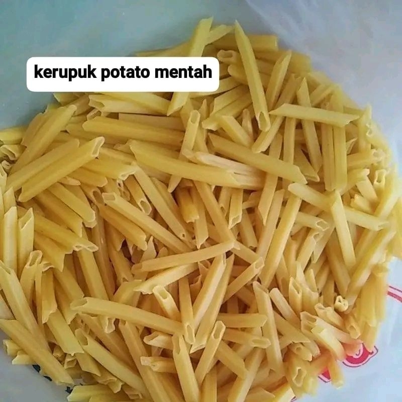 

krupuk potato mentah