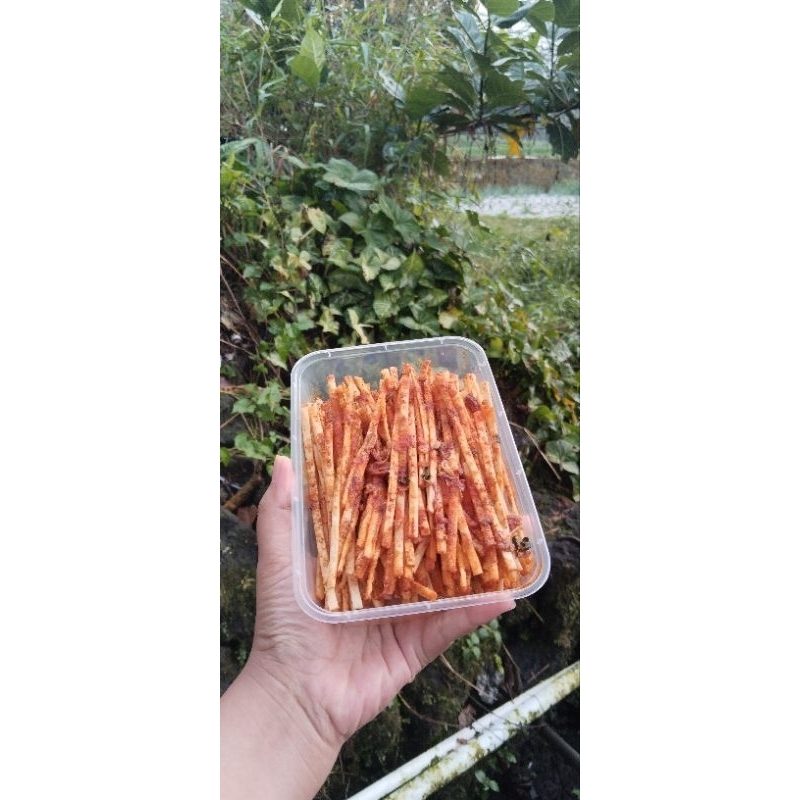 

mie lidi gepeng pedas asin mie ukuran 500 ml