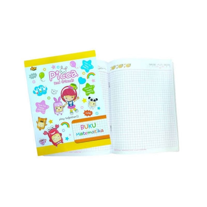 

buku tulis kotak matematika/kotak kecil kiky 38 lembar