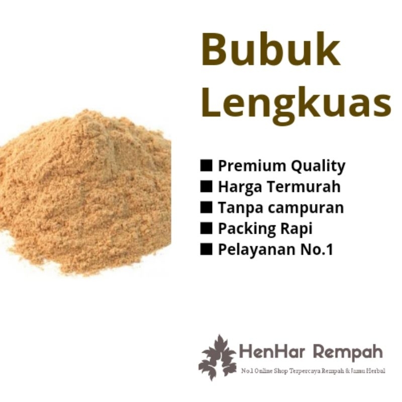 

Lengkuas Bubuk 250 gram & 500 gram