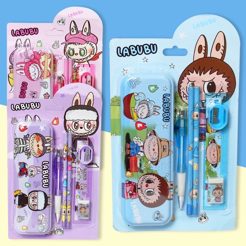 

Alat Tulis Sekolah Set 7in1 Labubu Capybara Lucu Souvenir Murah