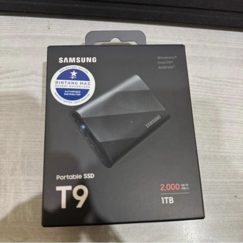 Samsung Portable SSD T9 USB 3.2 Gen 2x2 - SSD Eksternal 1TB/2TB/4TB