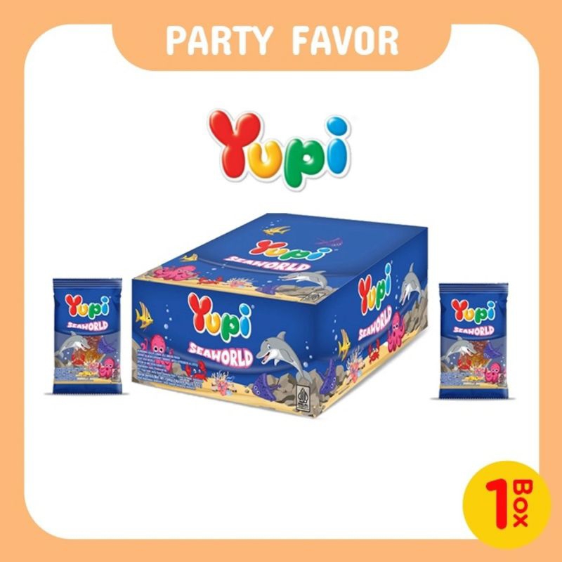 

Permen YUPI SEAWORLD 1 Box isi 24 pcs Gummy Candy