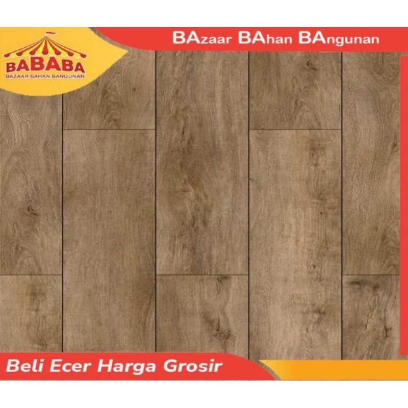 VINYL LANTAI 3 MM MOTIF KAYU ALVERA SUNSET BEIGE