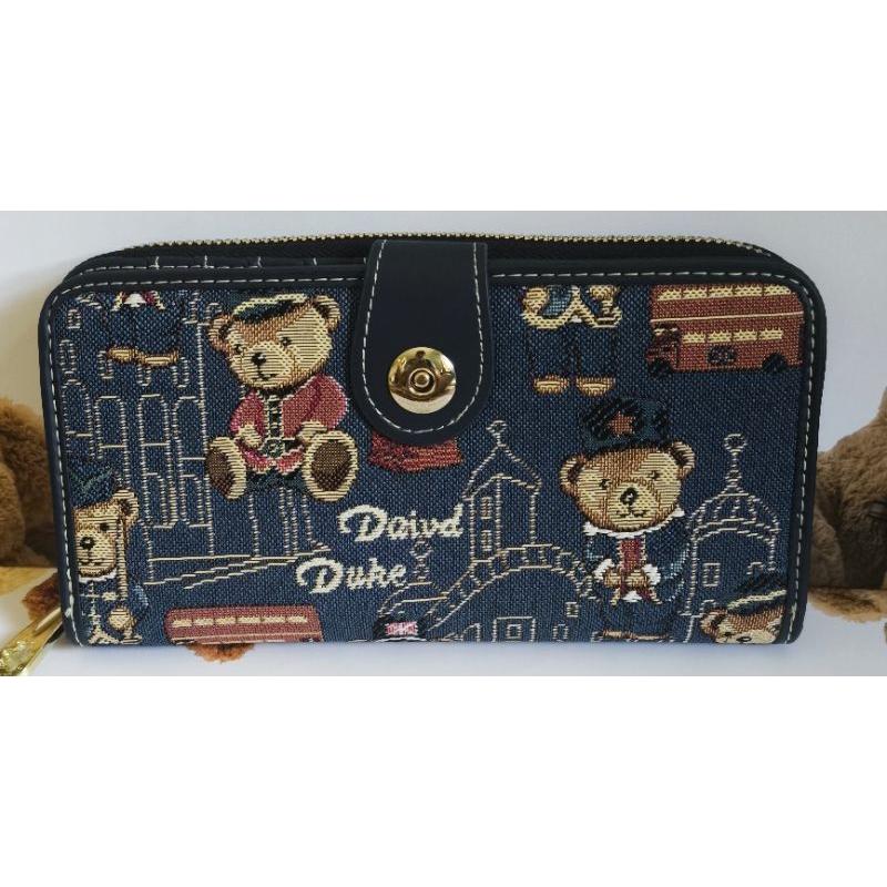 TTWN BEAR Dompet Panjang Dompet Uang Kartu Dompet Wanita Dompet Hp
