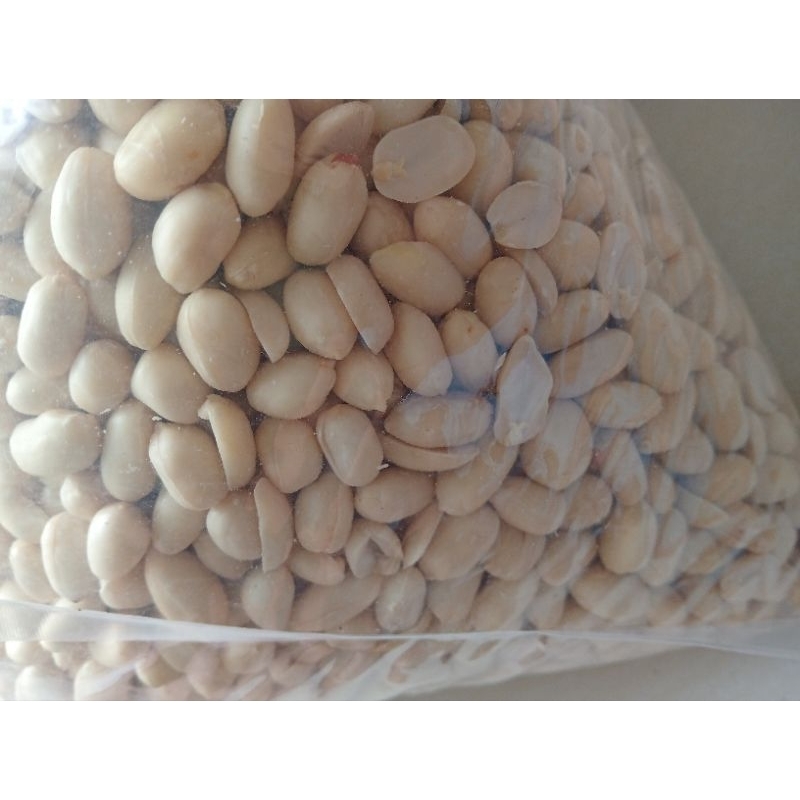 

kacang tanah kupas atau kacang Bali mentah biji besar langsung goreng 1 kg