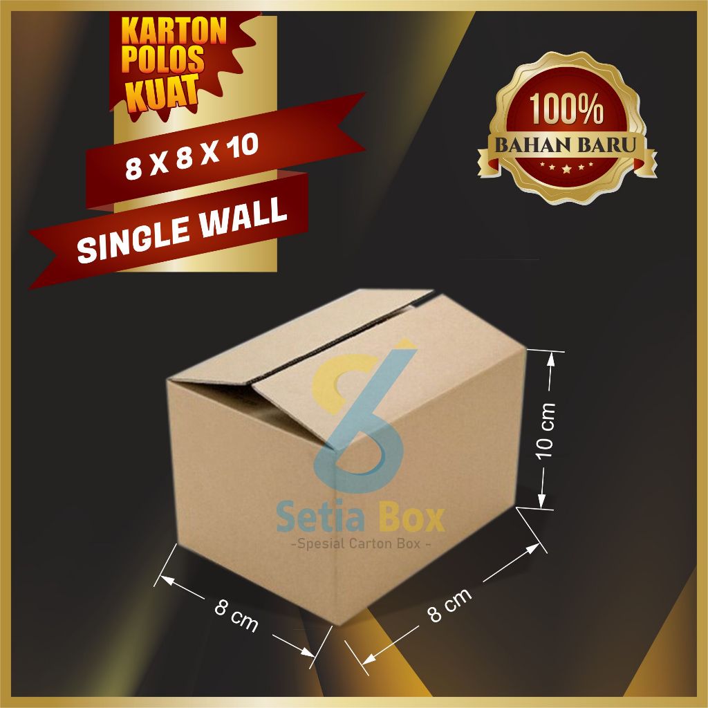 

Kardus box packing polos 8x8x10cm, murah, kotak karton, ukuran custom,packaging box,dus online