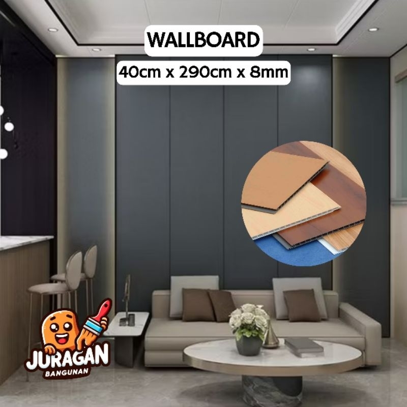 Wall Board PVC | Wallboard | Papan Panel Motif Kayu / Marble | Wall Board Marmer | Wall Board Wooden