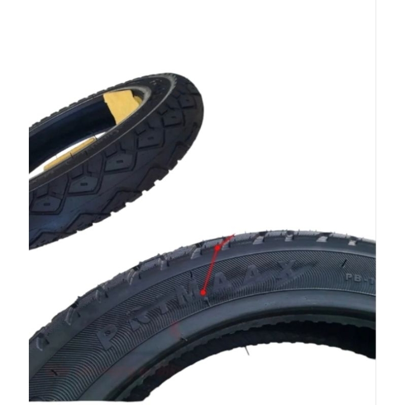 (ADA MERK NYA TIDAK DIHAPUS) BAN LUAR TUBELES SEPEDA LISTRIK UK 14 X 2.50 COCOK UNTUK MERK GODA PACI