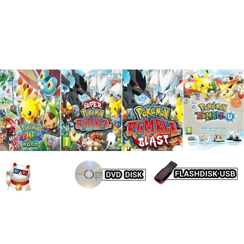 Pokemon Rumble ISI 4 GAME untuk Komputer PC Laptop Notebook