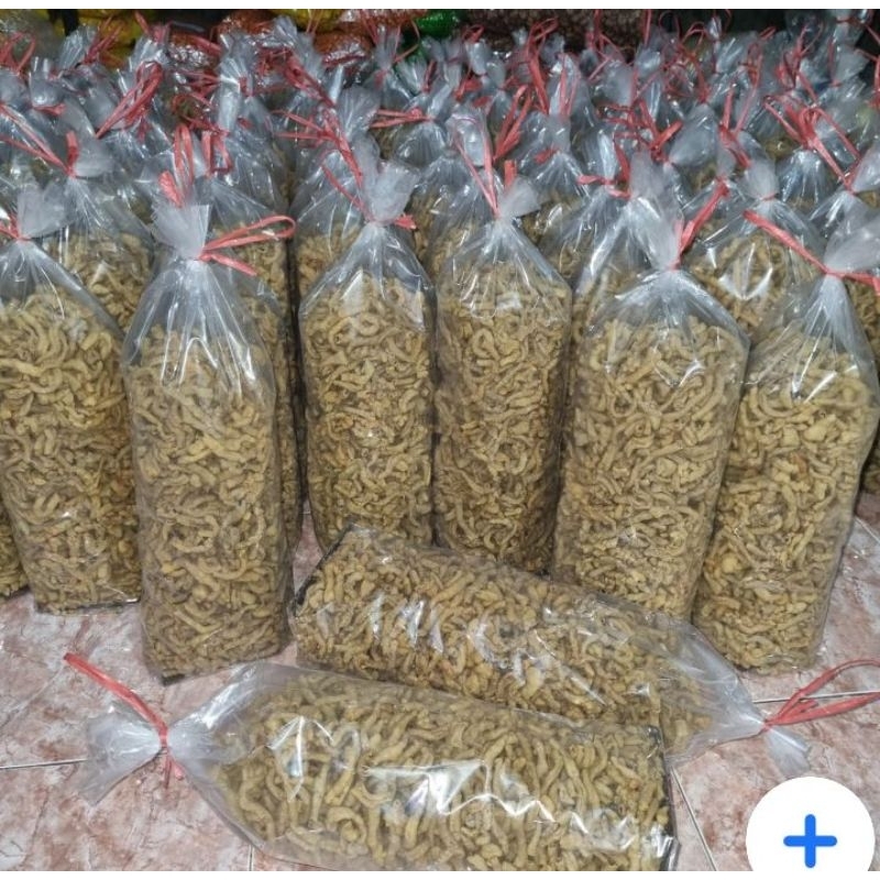 

keripik usus crispy 1 ball isi 2kg