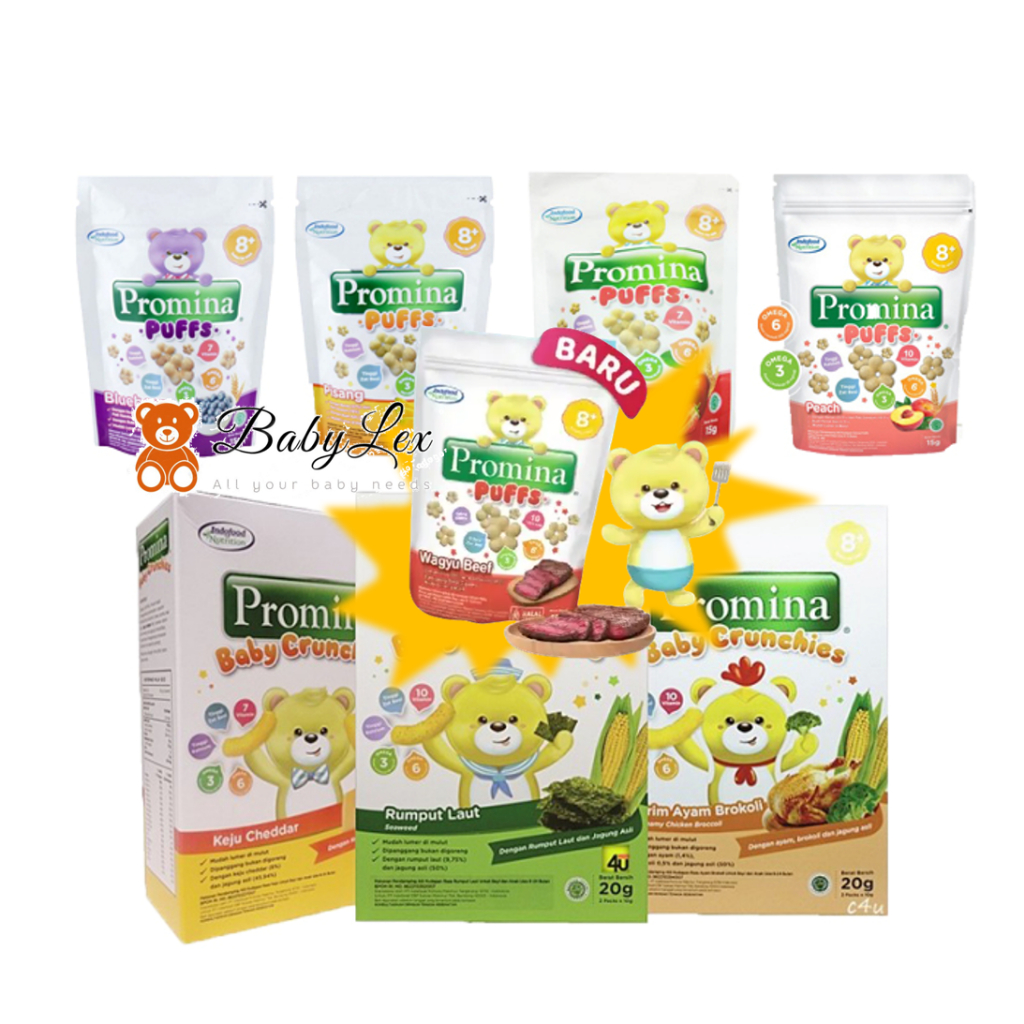 Promina Puff CRUNCHIES 15 gram / Promina PUFFS Snack Bayi 15 gr