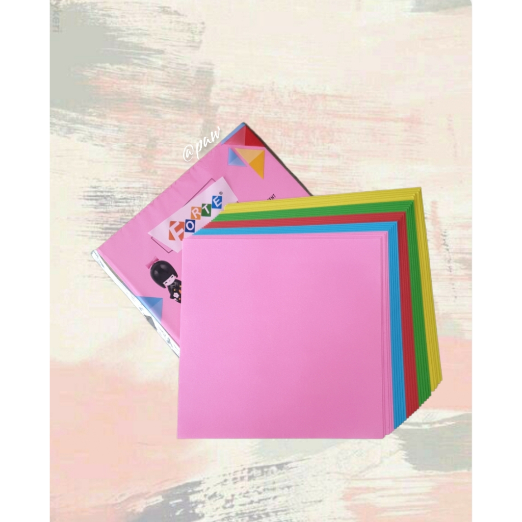 

Kertas Origami / Kertas Lipat Warna 2 Sisi / Origami Dua sisi Forte