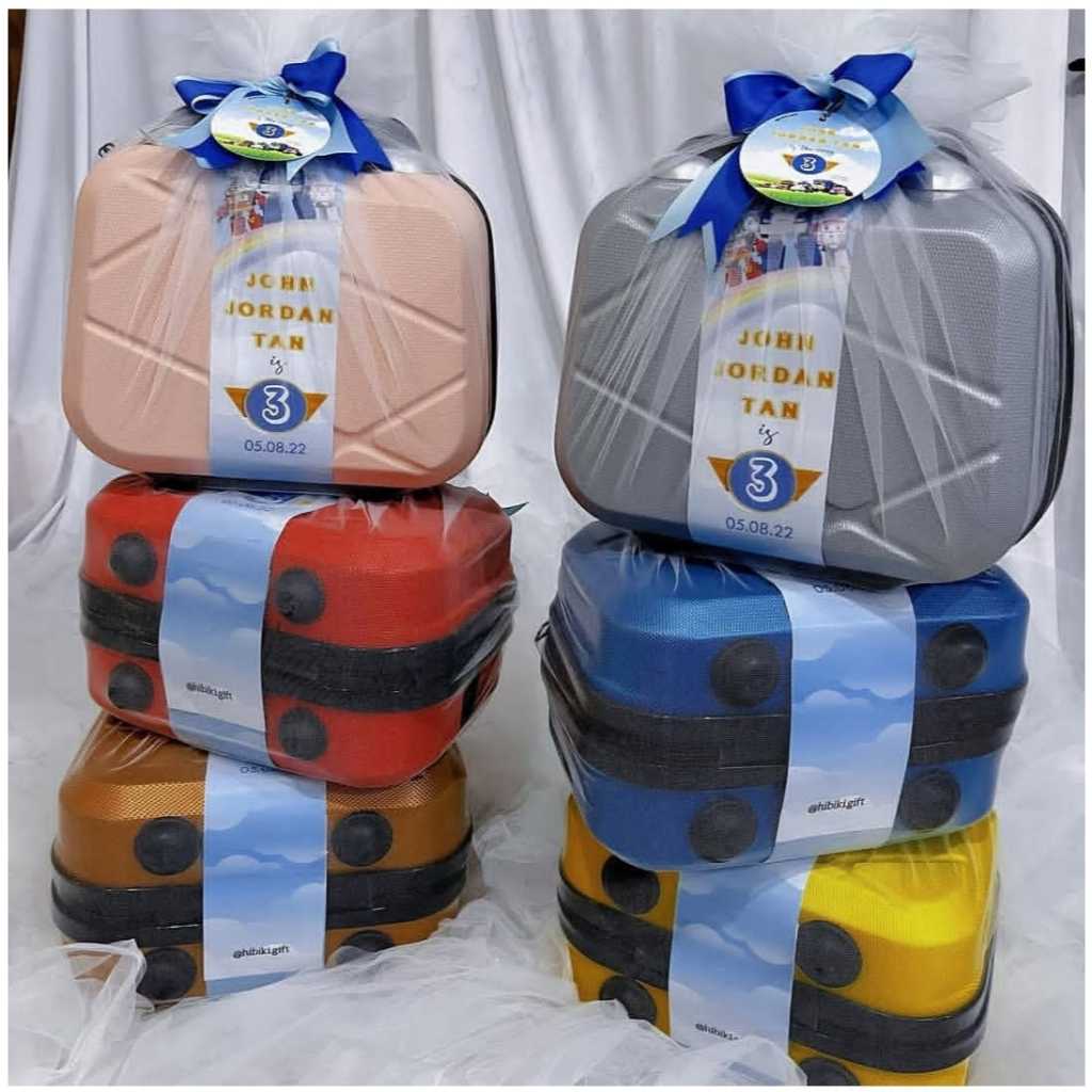 koper kecil beauty case lucu ukuran 12inch/koper make up/ koper proyektor/hampers koper kecil/souven