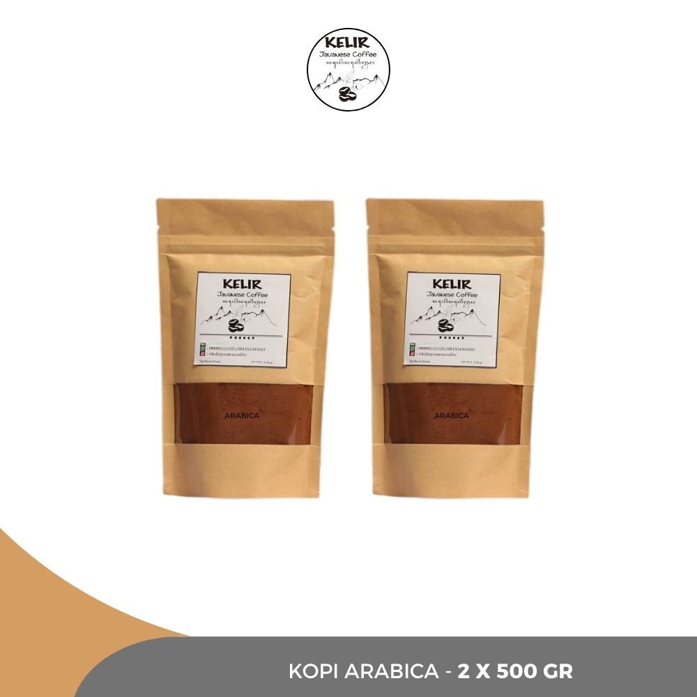 

KELIR JAVANESE COFFEE - Kopi Arabica - 2 x 500 Gram