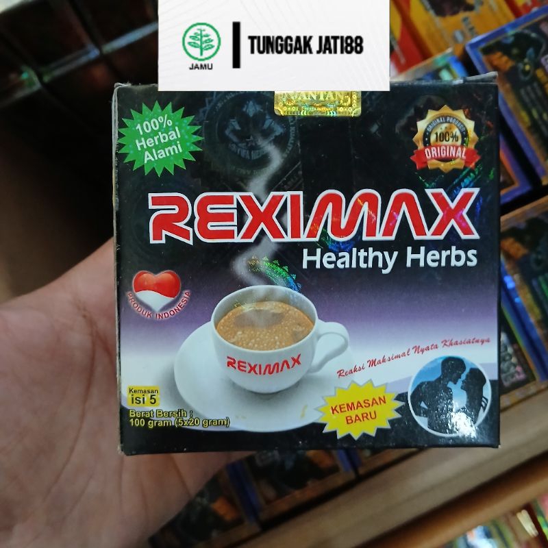 

Kopi Reximax Healty herbs 1 Box isi 5 sachet