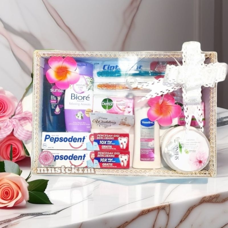 kado hantaran/seserahan nikah/lamaran/ultah set keperluan mandi