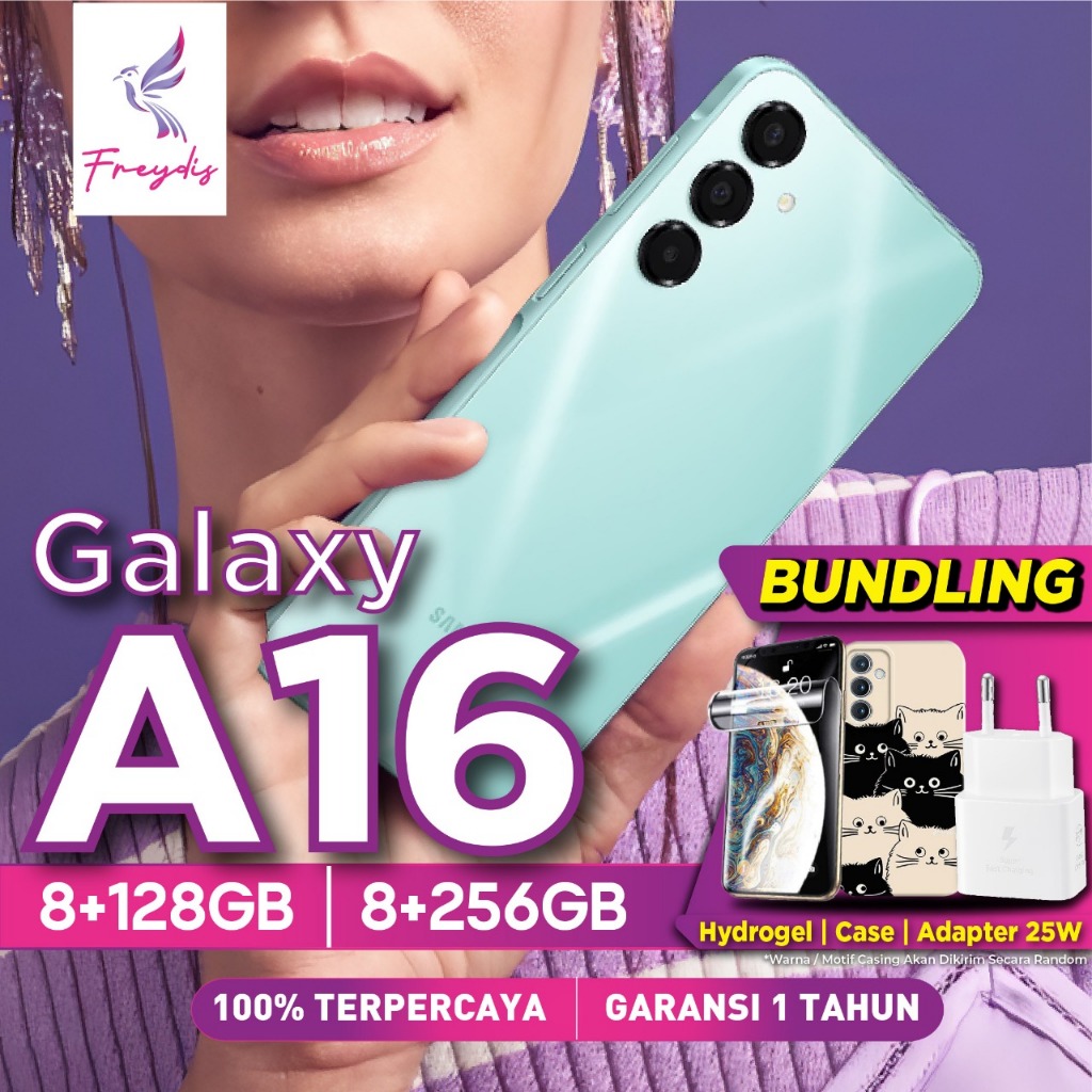 Samsung Galaxy A16 4G 5G 8/128 8/256 GB HP Android RI
