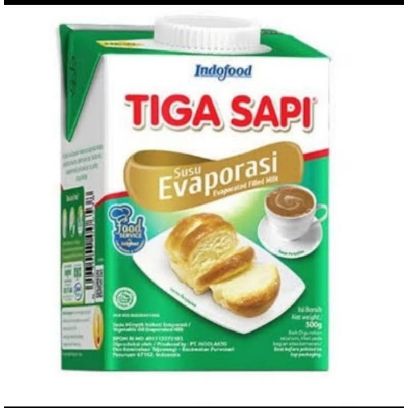 

Susu Evaporasi Tiga Sapi 500gr