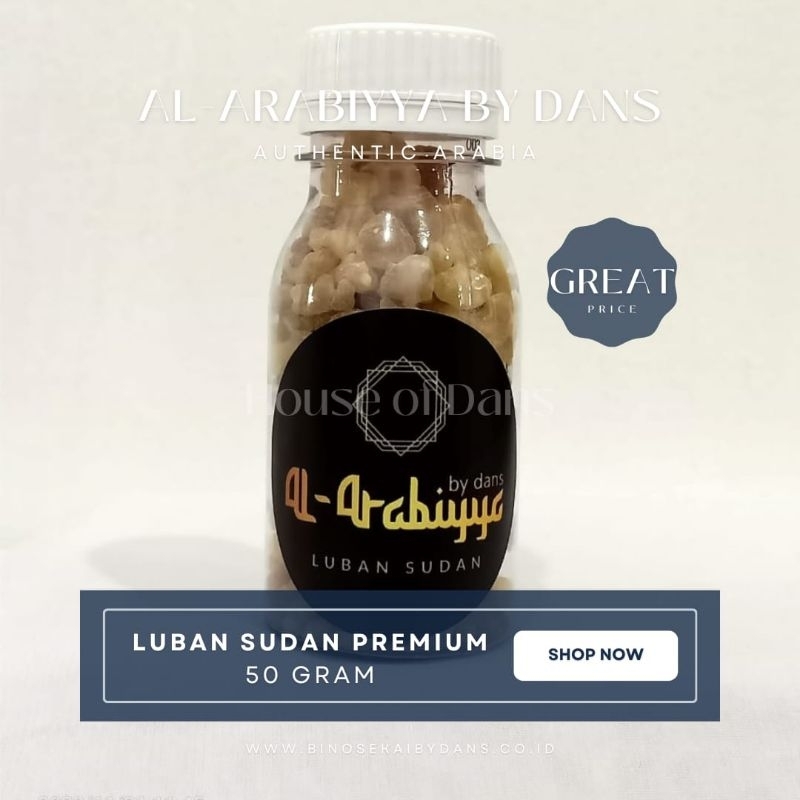 Luban Mustaki Kemenyan Arab isi 50gr Asli Luban Sudan Sunnah Nabi
