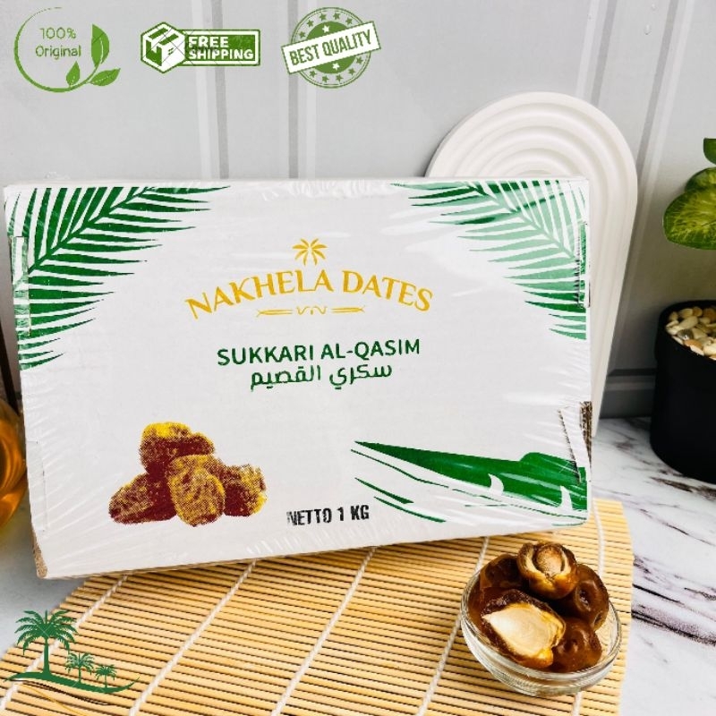 

1 Kg kurma sukkari Al Qasim Nakhela Dates Eksklusif