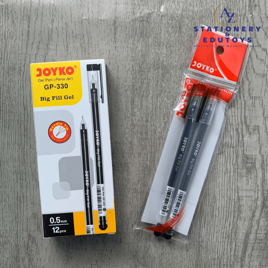 

(2 Pcs) Pulpen Joyko GP-330 Big Fill Gel 0.5 mm