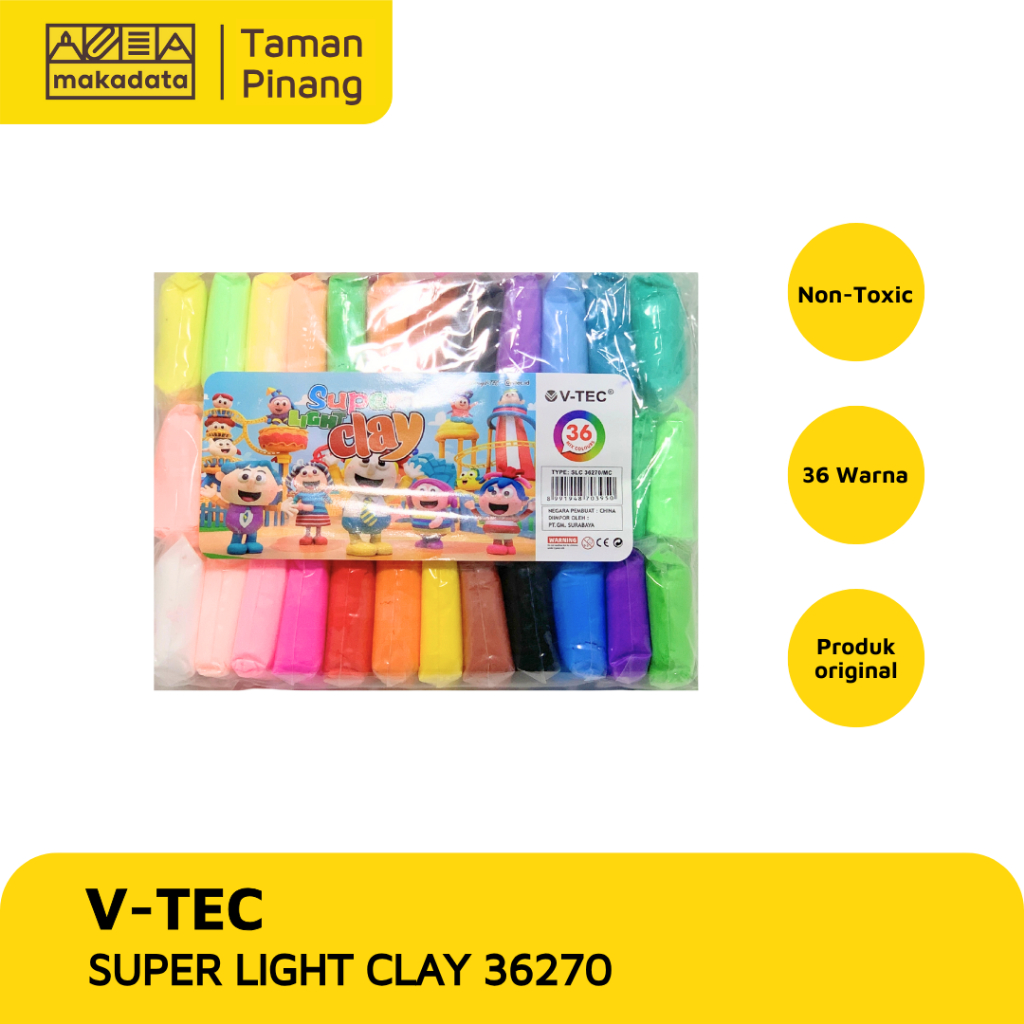

V-TEC SUPER LIGHT CLAY SLC 36270/MC 36 WARNA MURAH