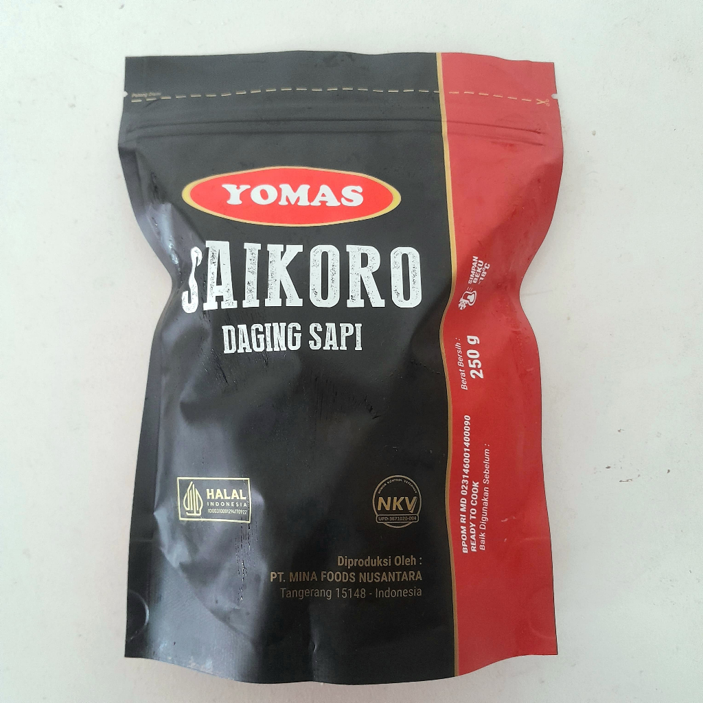 

YOMAS beef saikoro 250gr