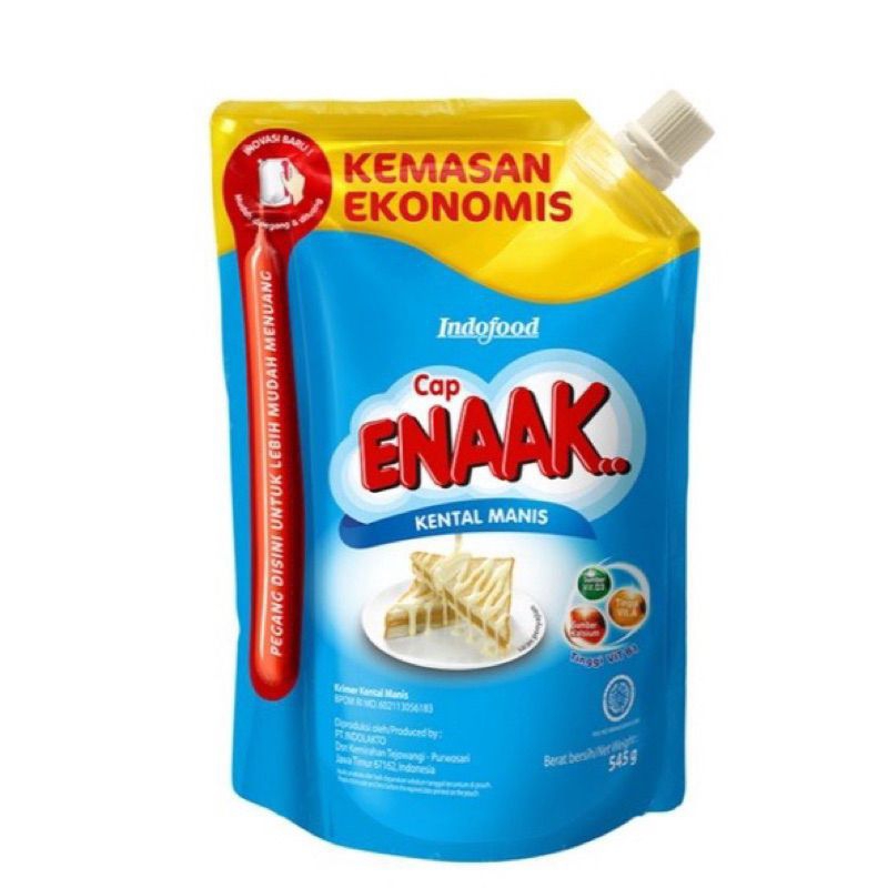 

SUSU KENTAL MANIS CAP ENAAK POUCH ISI ULANG KEMASAN EKONOMIS 545 gr