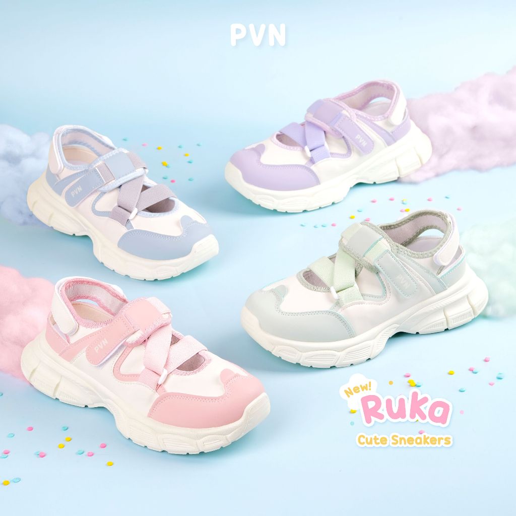 PVN Ruka Sepatu Sneakers Sepatu Casual Wanita Shoes 112