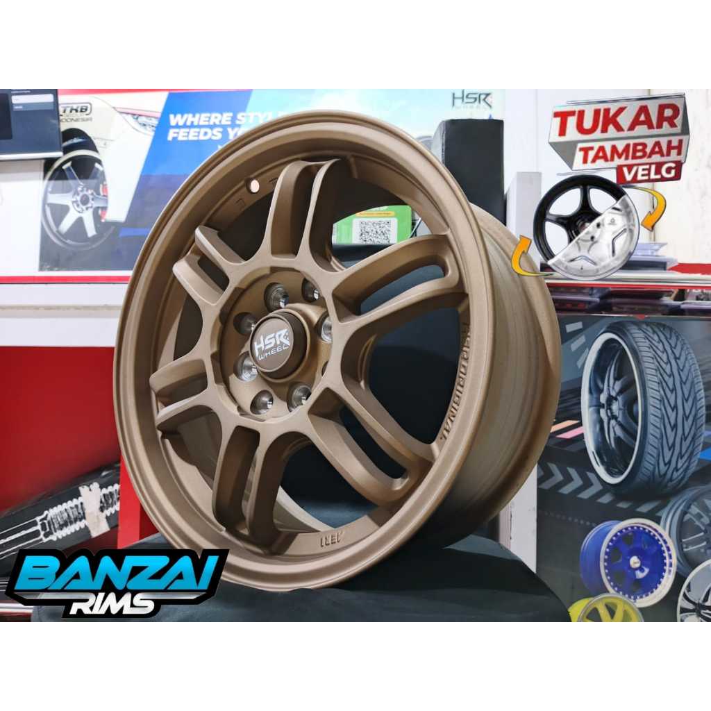 VELG RACING MOBIL SUZUKI IGNIS RING 15 LEBAR 6.5 / TOKO VELG MOBIL RACING JAKARTA TIMUR