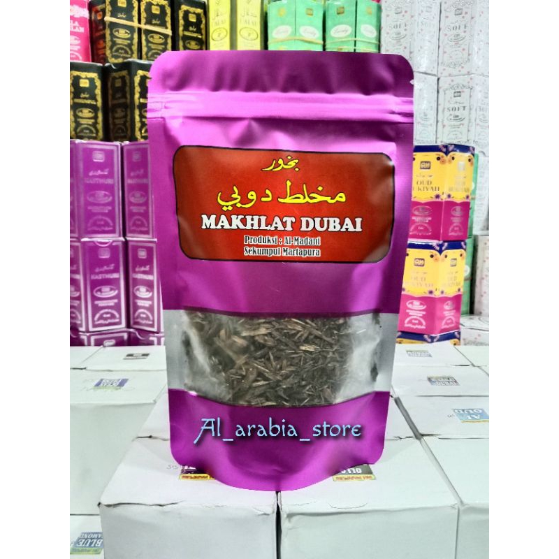 Dupa bukhur serbuk aroma Mukhalat Dubai Almadani