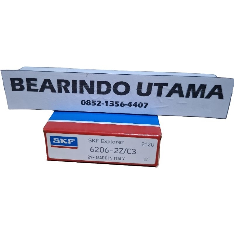 BEARING 6206 ZZ / 6206ZZ / 6206 2Z SKF C3