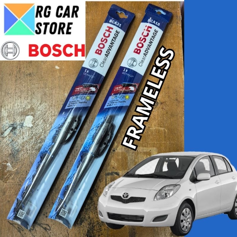Wiper Bosch Yaris Bakpao Original Bosch Advantage Frameless Berkualitas
