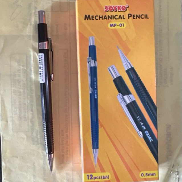

( 1 pcs ) MP01 Joyko Mechanical Pencil / Pensil Mekanik MP-01 ketebalan 0.5mm dengan penghapus