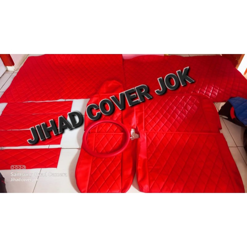 sarung jok pick up GRAND MAX CARRY FUTURA SS  L300 plus kabin belakang, plavon dan pintu warna polos