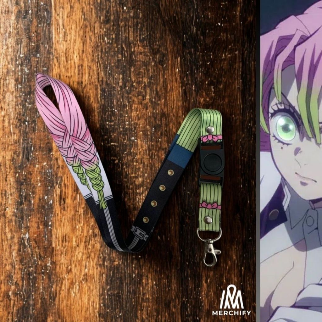 

Lanyard MITSURI KANROJI Demon Slayer Anime Merchandise Tali ID Card (unofficial)